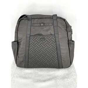 Lug Sprinter Quilted Black‎ Tote Bag With Multiple Compartments & Pockets